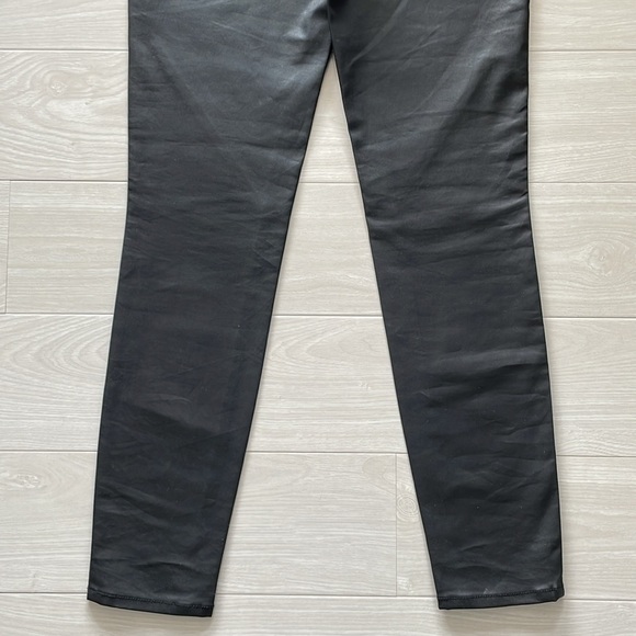 Belstaff Black Moto Style Waxed Cotton Jeans - Picture 9 of 12